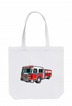 Fire Engine Tote Bag