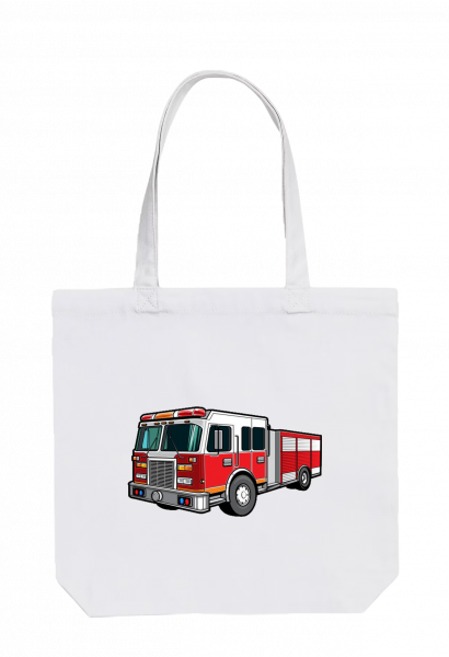 Fire Engine Tote Bag